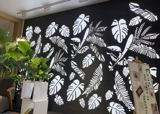 Polyester 1200x2400mm Ses Geçirmez Ofis Bölme Duvar Anti Kirlenme