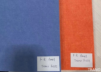 3.3kg/Sqm Yangın Geciktirici Kömür Pet Keçe Akustik Paneller Ses Emici