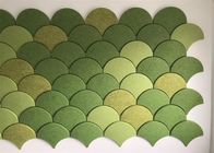 Duvar Dekorasyonunda% 100 Polyester Elyaf 3d Akustik Keçe Fayans Kübik Panel