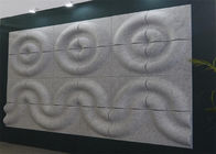 Alev Geciktirici 3d Akustik Duvar Panelleri Gürültü Emici Duvar Sanatı Isı Yalıtımı