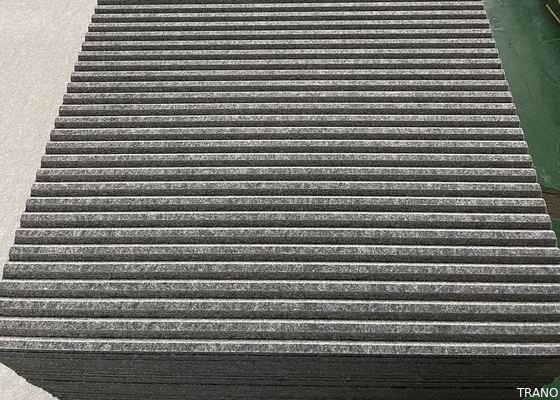 %100 Polyester Elyaf 3D Akustik Duvar Panelleri Ses Geçirmez