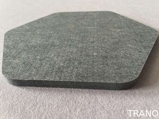 20mm Hafif PET Felt sesli altıgen paneller Çeşitli Renkler Yüksek Ses Emimi