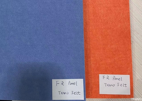 3.3kg/Sqm Yangın Geciktirici Kömür Pet Keçe Akustik Paneller Ses Emici